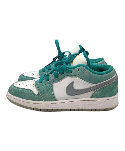 NIKE（ナイキ）NIKE (ナイキ) Air Jordan 1 Low ホワイト×グリーン サイズ:23.5cmの古着・服飾アイテム