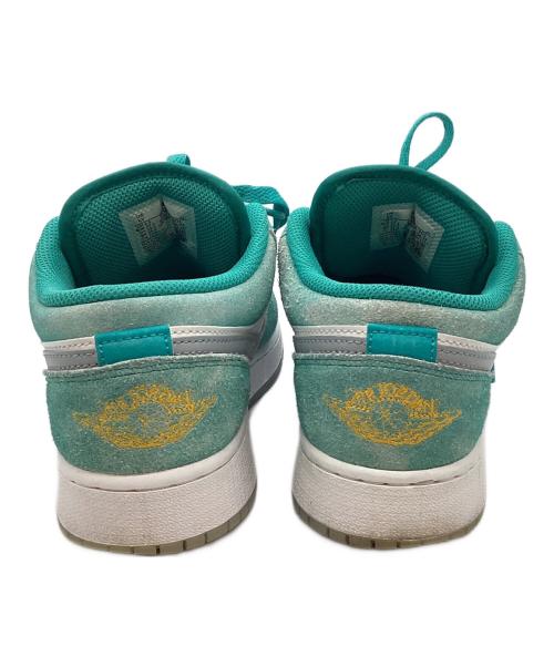 NIKE（ナイキ）NIKE (ナイキ) Air Jordan 1 Low ホワイト×グリーン サイズ:23.5cmの古着・服飾アイテム