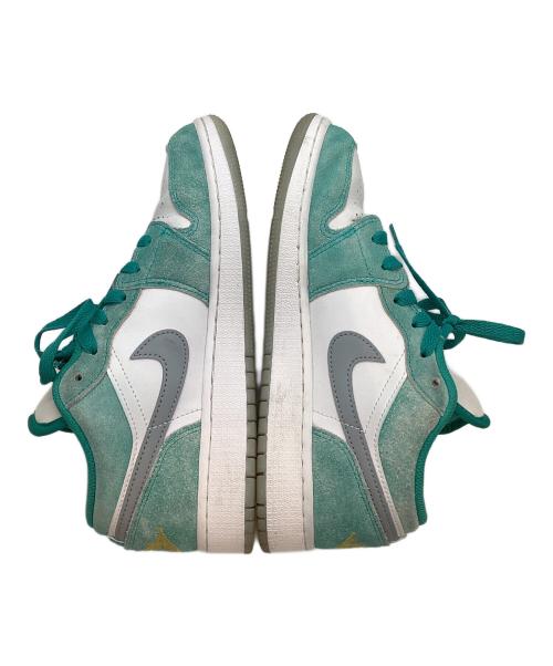 NIKE（ナイキ）NIKE (ナイキ) Air Jordan 1 Low ホワイト×グリーン サイズ:23.5cmの古着・服飾アイテム