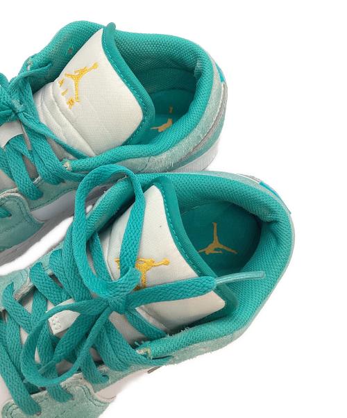 NIKE（ナイキ）NIKE (ナイキ) Air Jordan 1 Low ホワイト×グリーン サイズ:23.5cmの古着・服飾アイテム