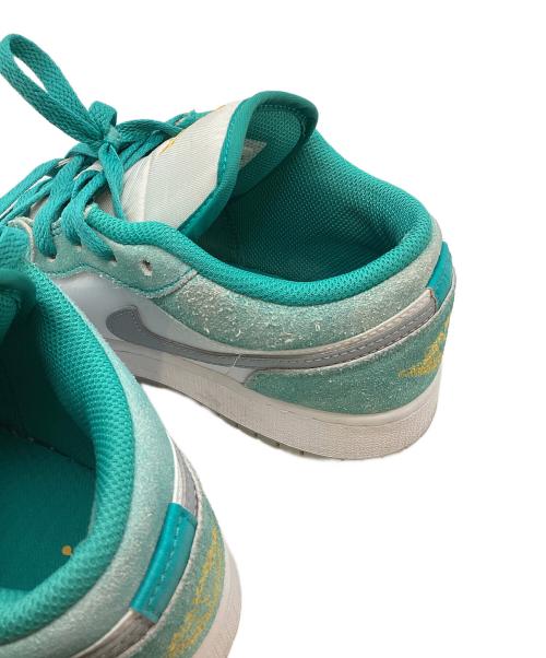 NIKE（ナイキ）NIKE (ナイキ) Air Jordan 1 Low ホワイト×グリーン サイズ:23.5cmの古着・服飾アイテム