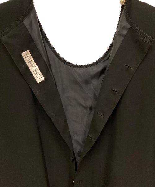 KANEKO ISAO（カネコ イサオ）KANEKO ISAO (カネコ イサオ) ティアードフリルワンピース ブラック サイズ:表記なしの古着・服飾アイテム