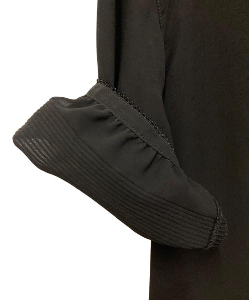 KANEKO ISAO（カネコ イサオ）KANEKO ISAO (カネコ イサオ) ティアードフリルワンピース ブラック サイズ:表記なしの古着・服飾アイテム