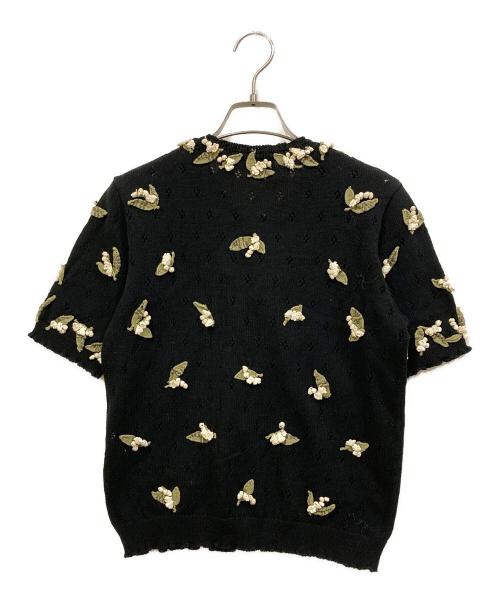 KANEKO ISAO（カネコ イサオ）KANEKO ISAO (カネコ イサオ) 半袖カーディガン ブラック サイズ:表記無しの古着・服飾アイテム