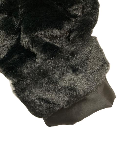 DANKE SCHON（ダンケ シェーン）Danke schon (ダンケ シェーン) ECO FUR COACH JACKET ブラック サイズ:SIZE Lの古着・服飾アイテム