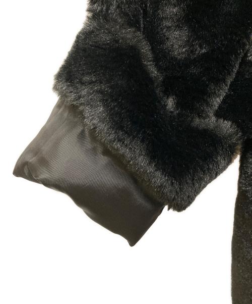 DANKE SCHON（ダンケ シェーン）Danke schon (ダンケ シェーン) ECO FUR COACH JACKET ブラック サイズ:SIZE Lの古着・服飾アイテム