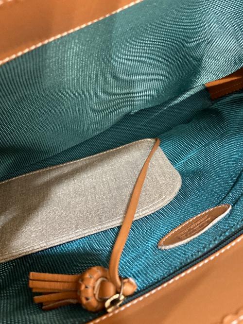 LOEWE（ロエベ）LOEWE (ロエベ) リネンハンドバッグ ベージュ サイズ:表記なしの古着・服飾アイテム