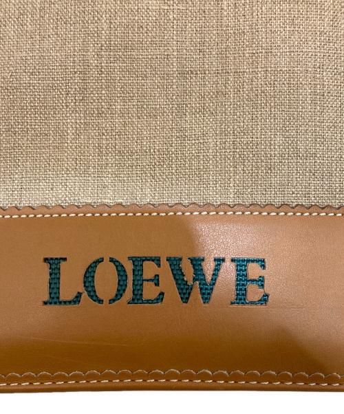 LOEWE（ロエベ）LOEWE (ロエベ) リネンハンドバッグ ベージュ サイズ:表記なしの古着・服飾アイテム
