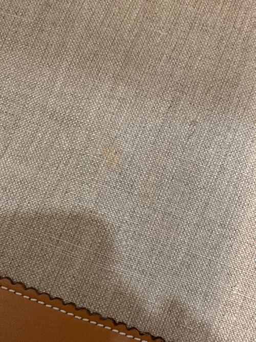LOEWE（ロエベ）LOEWE (ロエベ) リネンハンドバッグ ベージュ サイズ:表記なしの古着・服飾アイテム