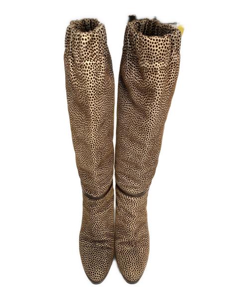 NEBULONIE（ネブローニ）NEBULONIE (ネブローニ) ロングブーツ ベージュ サイズ:37の古着・服飾アイテム