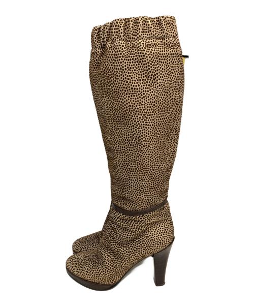 NEBULONIE（ネブローニ）NEBULONIE (ネブローニ) ロングブーツ ベージュ サイズ:37の古着・服飾アイテム