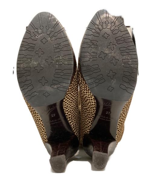 NEBULONIE（ネブローニ）NEBULONIE (ネブローニ) ロングブーツ ベージュ サイズ:37の古着・服飾アイテム