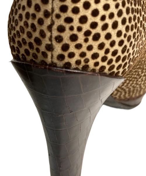 NEBULONIE（ネブローニ）NEBULONIE (ネブローニ) ロングブーツ ベージュ サイズ:37の古着・服飾アイテム