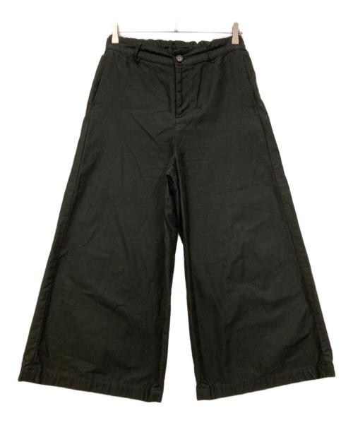 mizuiro-ind（ミズイロインド）mizuiro-ind (ミズイロインド) クロップドパンツ ブラック サイズ:2の古着・服飾アイテム