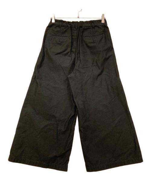 mizuiro-ind（ミズイロインド）mizuiro-ind (ミズイロインド) クロップドパンツ ブラック サイズ:2の古着・服飾アイテム