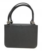 Hamanoハマノ）の古着「フォーマルハンドバッグ」｜ブラック