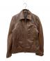 PS Paul Smith（ＰＳポールスミス）の古着「シングルライダースジャケット」｜ブラウン