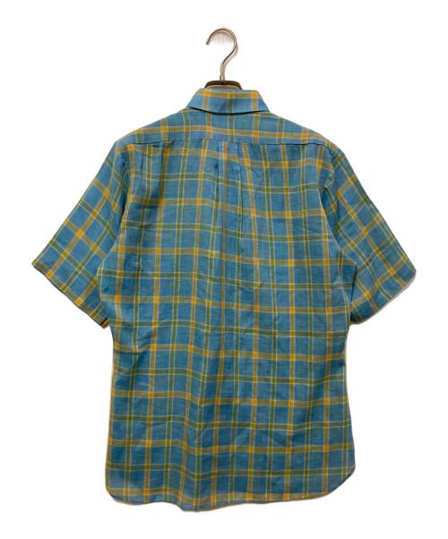 ARROW（アロー）ARROW (アロー) 60’Sヴィンテージチェックシャツ スカイブルー サイズ:SIZE 14の古着・服飾アイテム