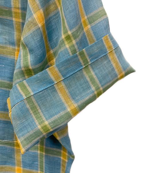 ARROW（アロー）ARROW (アロー) 60’Sヴィンテージチェックシャツ スカイブルー サイズ:SIZE 14の古着・服飾アイテム