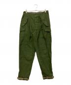 MILITARYミリタリー）の古着「スウェーデン軍　M59パンツ」｜カーキ