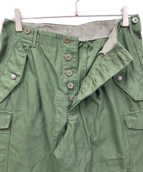 MILITARY（ミリタリー）MILITARY (ミリタリー) スウェーデン軍　M59パンツ カーキ サイズ:SIZE C48の古着・服飾アイテム