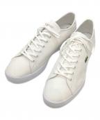 LACOSTEラコステ）の古着「キャンバススニーカー」｜ホワイト