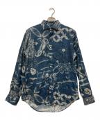 POLO RALPH LAURENポロ・ラルフローレン）の古着「リネンシャツ」｜ネイビー