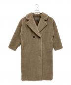 B abilityビーアビリティ）の古着「ダブルブレストボアコート」｜ベージュ