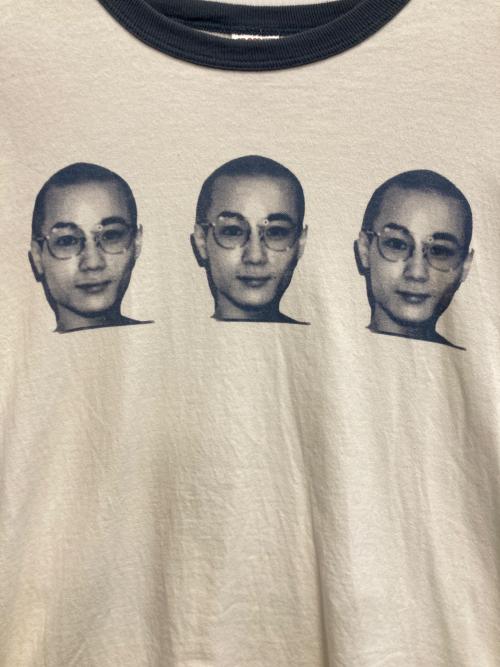 CROSS STITCH（クロスステッチ）CROSS STITCH (クロスステッチ) SINREI リンガーTシャツ ホワイト サイズ:Mの古着・服飾アイテム