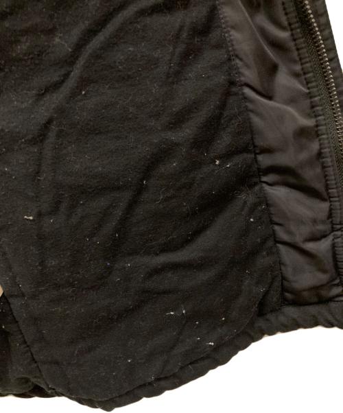 DIESEL（ディーゼル）DIESEL (ディーゼル) フェイクファー ナイロン切替 モッズコート ブラック サイズ:SIZE Sの古着・服飾アイテム
