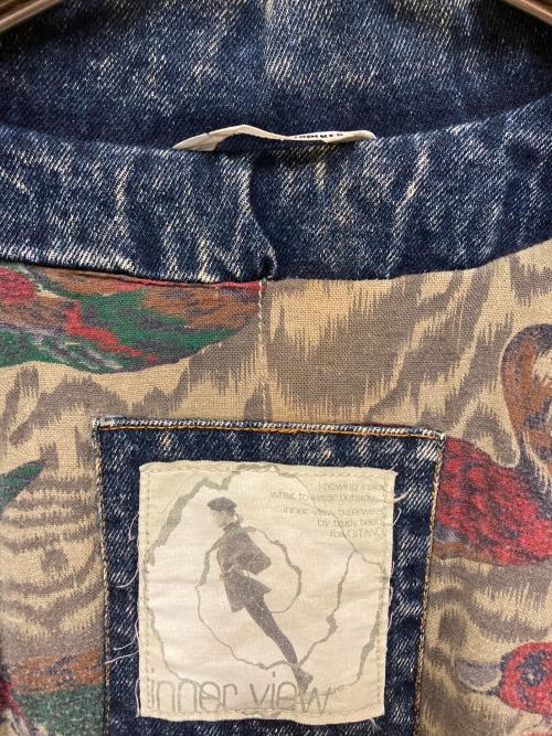 inner view（インナービュー）inner view (インナービュー) デニムジャケット ブルー サイズ:SIZE Lの古着・服飾アイテム
