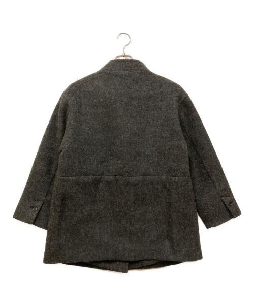 la.f（ラ・エフ）la.f (ラ・エフ) シャギーライトボンディングコート グレー サイズ:SIZE 2Sの古着・服飾アイテム