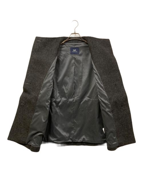 la.f（ラ・エフ）la.f (ラ・エフ) シャギーライトボンディングコート グレー サイズ:SIZE 2Sの古着・服飾アイテム