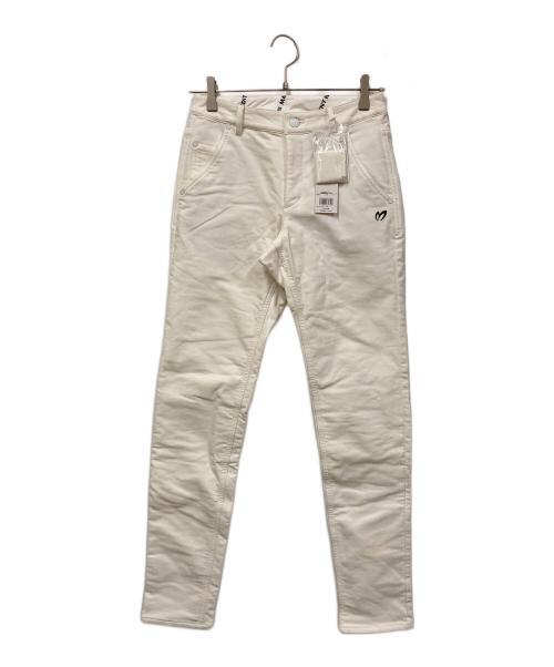 MASTER BUNNY EDITION（マスターバニーエディション）MASTER BUNNY EDITION (マスターバニーエディション) C/M ストレッチモールスキン 5ポケットパンツ ホワイト サイズ:SIZE 0の古着・服飾アイテム