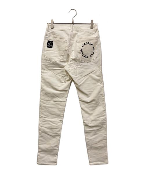 MASTER BUNNY EDITION（マスターバニーエディション）MASTER BUNNY EDITION (マスターバニーエディション) C/M ストレッチモールスキン 5ポケットパンツ ホワイト サイズ:SIZE 0の古着・服飾アイテム