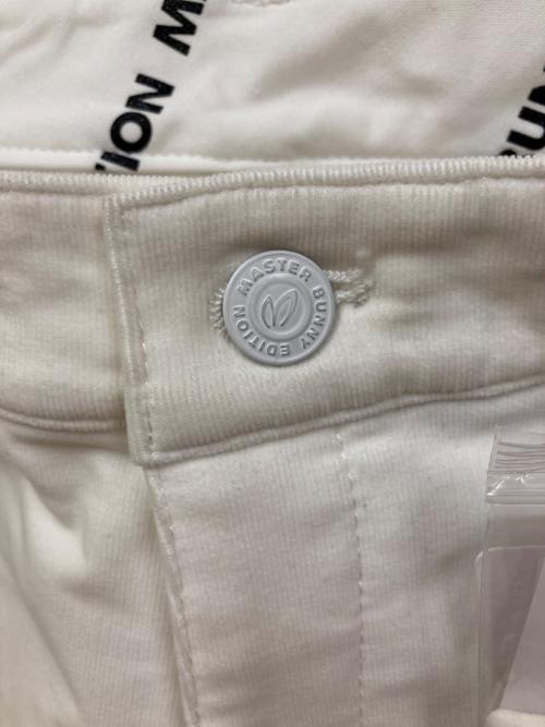 MASTER BUNNY EDITION（マスターバニーエディション）MASTER BUNNY EDITION (マスターバニーエディション) C/M ストレッチモールスキン 5ポケットパンツ ホワイト サイズ:SIZE 0の古着・服飾アイテム