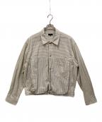 BEAMSビームス）の古着「シアサッカー バルーン Gジャケット」｜スカイブルー