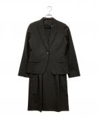 MARGARET HOWELLマーガレットハウエル）の古着「セットアップスーツ」｜ブラック