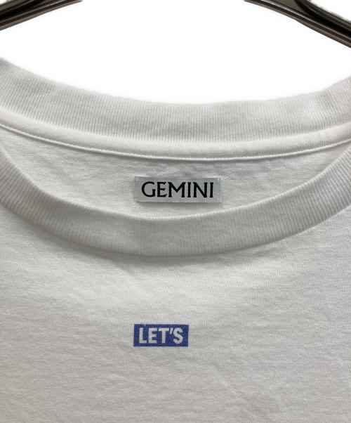 Gemini（ゲミニー）Gemini (ゲミニー) バックロゴTシャツ ホワイト サイズ:FREEの古着・服飾アイテム