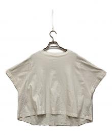 COGTHEBIGSMOKE（コグザビッグスモーク）の古着「スクエアスリーブTシャツ」｜ホワイト