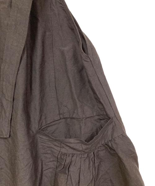 Curensology（カレンソロジー）Curensology (カレンソロジー) ミックスサロペットワンピース ブラック サイズ:SIZE FREEの古着・服飾アイテム