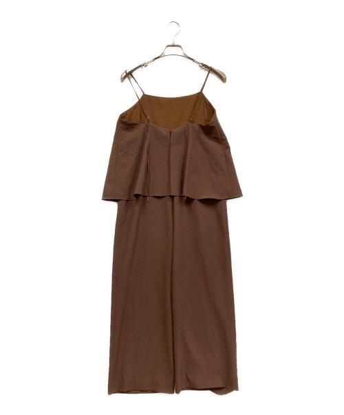 green label relaxing（グリーンレーベルリラクシング）green label relaxing (グリーンレーベルリラクシング) ドライクロスオールインワン ブラウン サイズ:SIZE Freeの古着・服飾アイテム