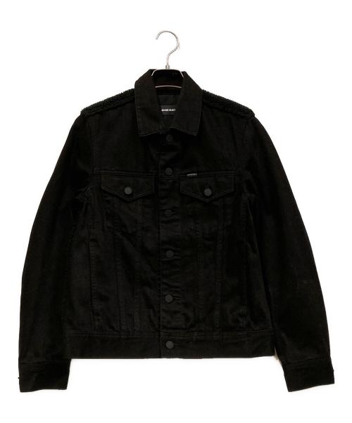 DIESEL（ディーゼル）DIESEL (ディーゼル) デニムボアジャケット ブラック サイズ:SIZE XSの古着・服飾アイテム