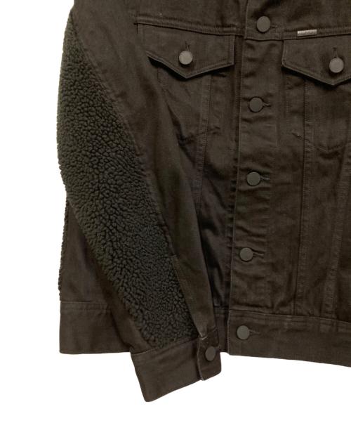 DIESEL（ディーゼル）DIESEL (ディーゼル) デニムボアジャケット ブラック サイズ:SIZE XSの古着・服飾アイテム