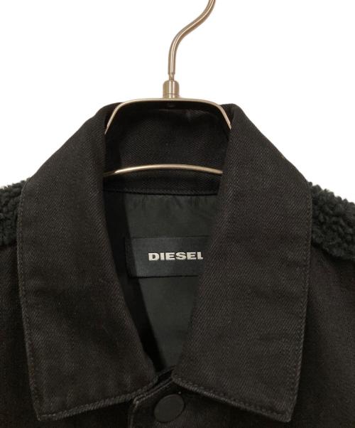 DIESEL（ディーゼル）DIESEL (ディーゼル) デニムボアジャケット ブラック サイズ:SIZE XSの古着・服飾アイテム