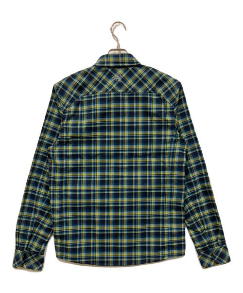 ARC'TERYX（アークテリクス）ARC'TERYX (アークテリクス) GRYSON LS SHIRT ブルー×イエロー サイズ:SIZE Sの古着・服飾アイテム