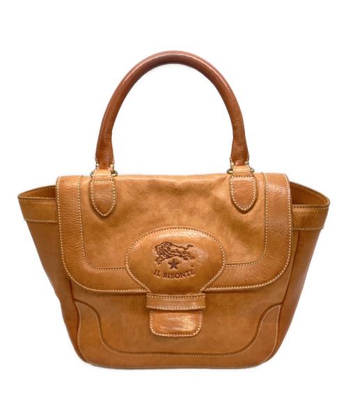 IL BISONTE（イル ビゾンテ）IL BISONTE (イル ビゾンテ) ハンドバッグ ブラウンの古着・服飾アイテム