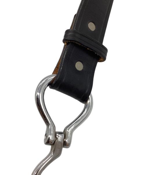 TORY LEATHER（トリーレザー）TORY LEATHER (トリーレザー) 2280 Hoop Pick Belt ブラック サイズ:表記なしの古着・服飾アイテム