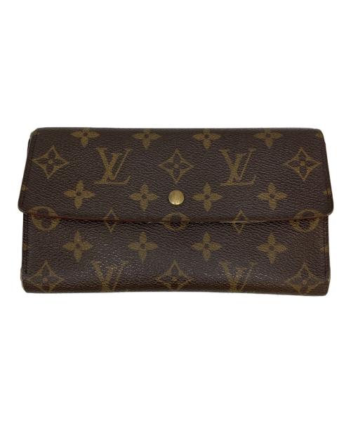 LOUIS VUITTON（ルイ ヴィトン）LOUIS VUITTON (ルイ ヴィトン) 3つ折り財布 ブラウンの古着・服飾アイテム
