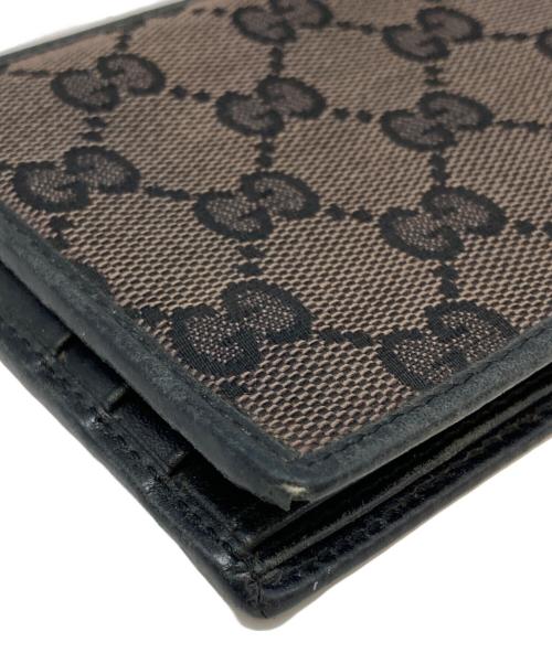GUCCI（グッチ）GUCCI (グッチ) 2つ折り財布 ブラックの古着・服飾アイテム